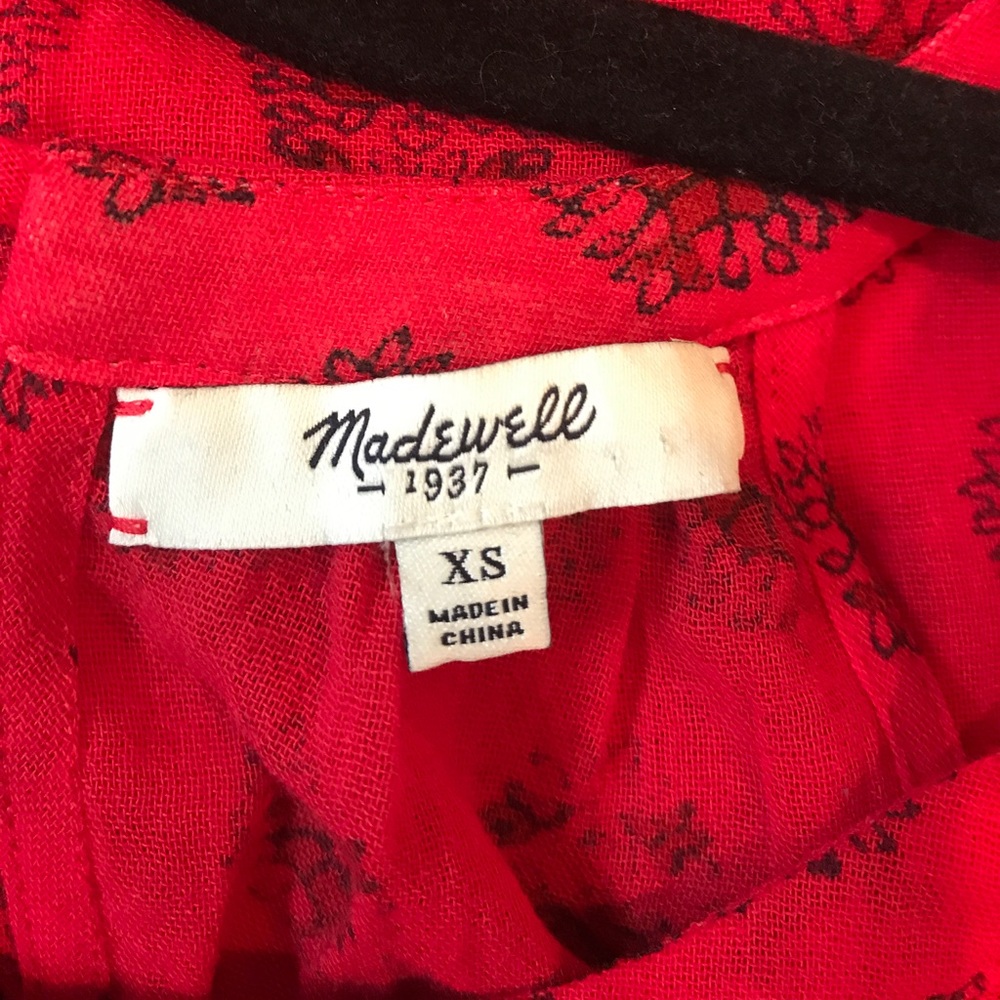 Madewell Red Maxi Dress - Picture 5 of 13